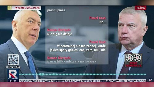 W poniedziałek po godz. 20 Telewizja Republika opublikowała nowe "taśmy"