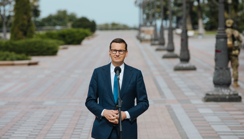 Morawiecki w Kijowie: W krótkim czasie możliwa dostawa energii elektrycznej z Ukrainy do Polski