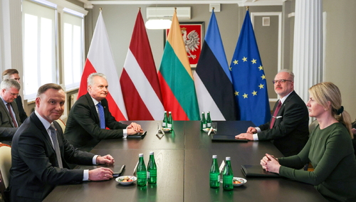 Prezydenci Polski, Litwy, Łotwy i Estonii dotarli na Ukrainę. Spotkają się z Wołodymyrem Zełenskim