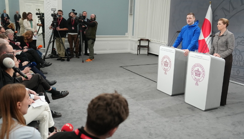 Premierzy Grenlandii i Danii