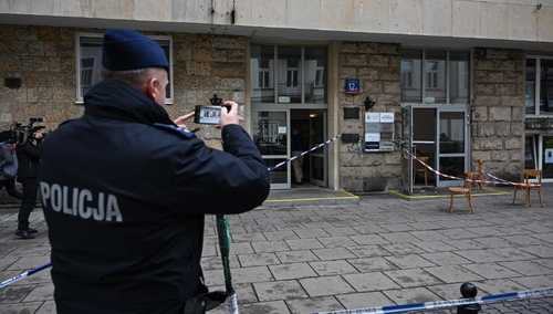 Incydent przed budynkiem PO, Warszawa