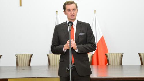 Wiceminister Sprawiedliwości Sebastian Kaleta