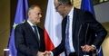 Donald Tusk i Friedrich Merz