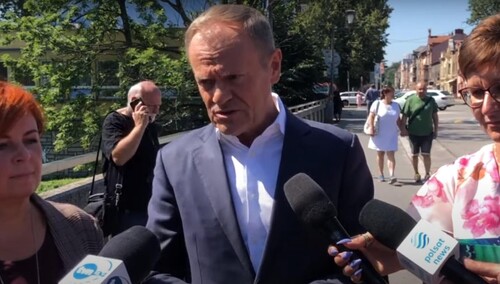 Donald Tusk w Cieszynie 