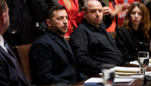 Wołodymyr Zełenski w Białym Domu