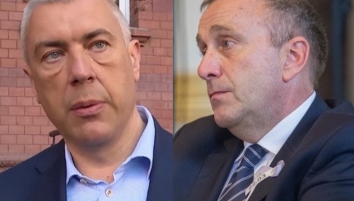 Roman Giertych i Grzegorz Schetyna