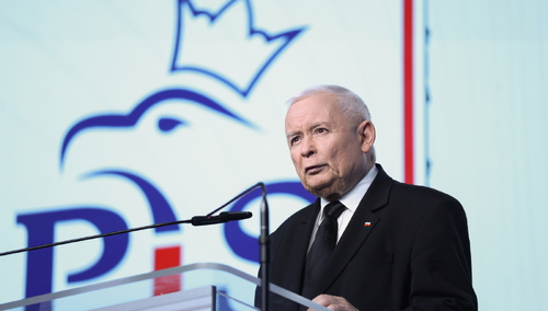 Prezes PiS Jarosław Kaczyński