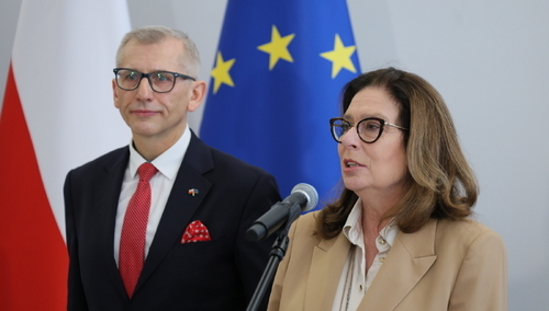Krzysztof Kwiatkowski i Małgorzata Kidawa Błońska