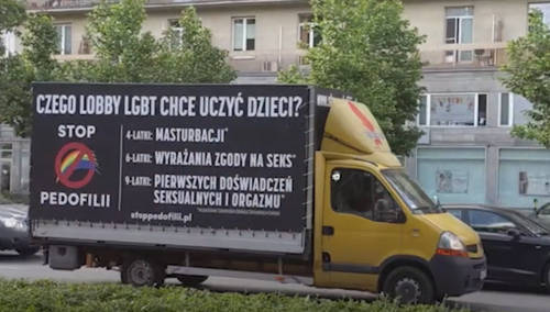 Warszawscy radni Koalicji Obywatelskiej chcą uchwalić zakaz poruszania się po Warszawie dla furgonetek pro-life.