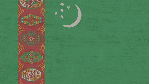 flaga Turkmenistanu