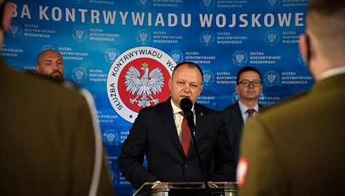Szef Służby Kontrwywiadu Wojskowego, gen. Maciej Materka