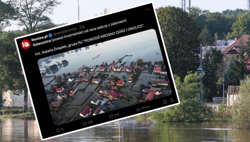 Odra zalewa Osiecznicę