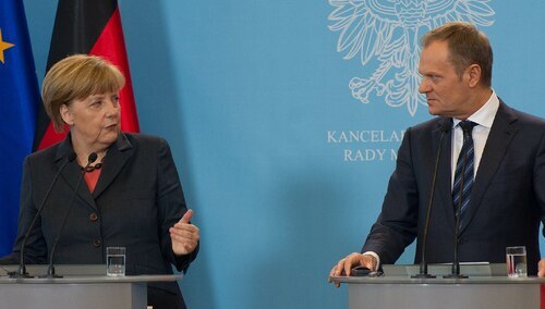 Angela Merkel i Donald Tusk