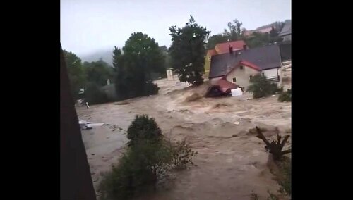 Zerwany most Stronie Śląskie