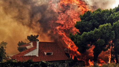 Pożary w Grecji - zdjęcie z ubiegłych lat