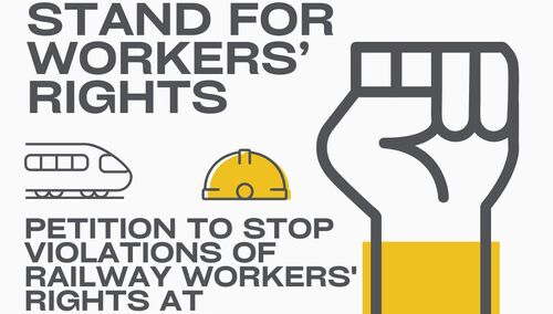 Petycja o zaprzestanie łamania praw pracowników kolei w Polsce