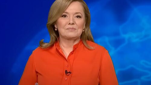 Danuta Holecka na antenie Telewizji Republika