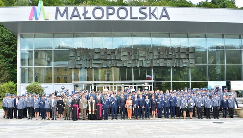 Solidarność wzięła udział w obchodach święta sądeckiej Policji w Krynicy–Zdroju