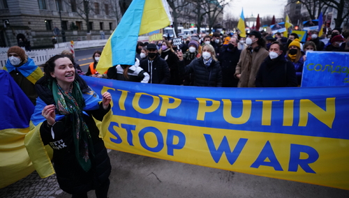 Demonstracja na Ukrainie