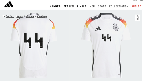 Szokujący wzór koszulki niemieckiej reprezentaci