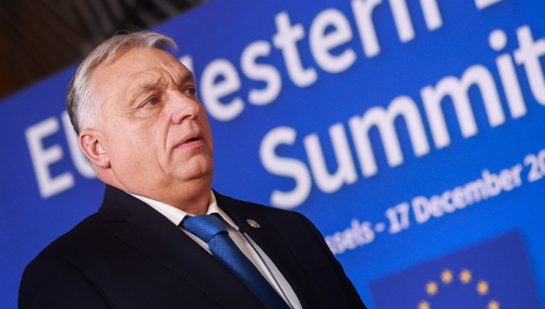 Premier Węgier Viktor Orban podczas szczytu w Brukseli