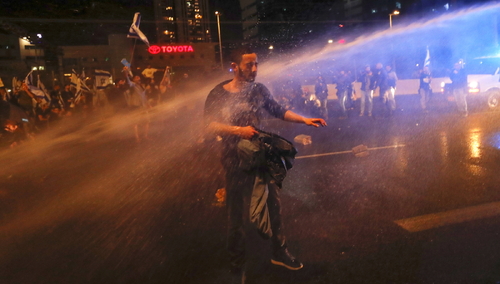 Protesty w Tel Avivie