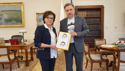 Piotr Duda do marszałek Elżbiety Witek: Proszę o pilne odblokowanie prac nad projektem Solidarności i prezydenta