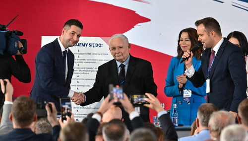 Jarosław Kaczyński, Patryk Jaki, Magdalena Filipek-Sobczak, Magdalena Filipek-Sobczak