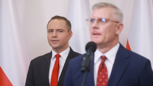 Karol Nawrocki i Sławomir Cenckiewicz