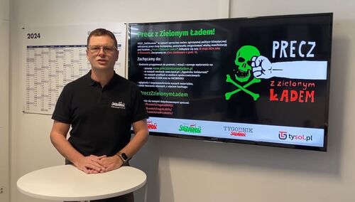 Piotr Olbryś, przewodniczący OM NSZZ "Solidarność" w VolksWagen Poznań