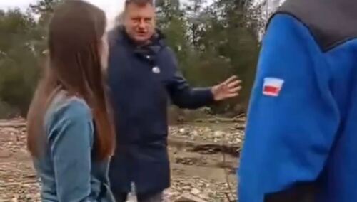 Nagranie opublikowane przez Beatę Szydło