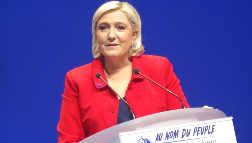 Marine Le Pen, 2017 r.