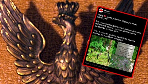 Mosiężny orzełek Armii Krajowej, bity w latach 1942-1945, ze zbiorów Muzeum Hymnu Narodowego w Będominie / Wikimedia Commons