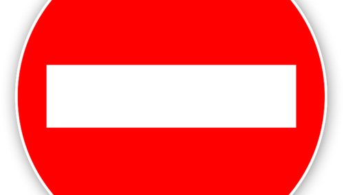 Zakaz. Grafika poglądowa