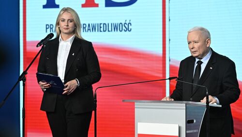 Jarosław Kaczyński na konferencji prasowej 31 października 2024 r.