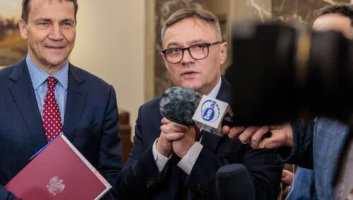 Radosław Sikorski i Paweł Wroński