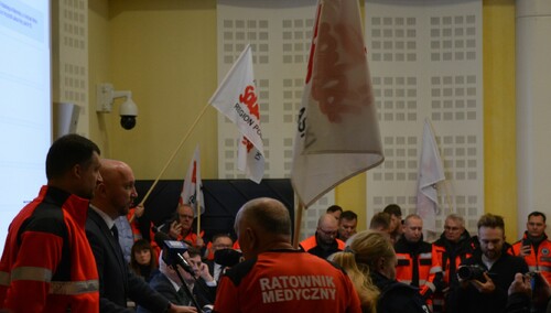 protest ratowników medycznych