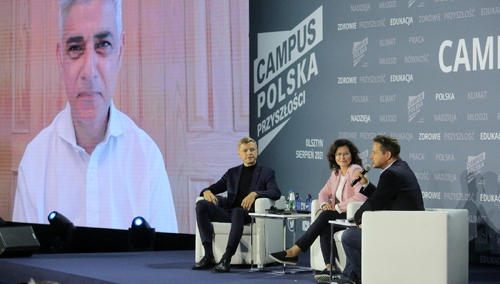 Sadiq Khan na Campusie Polska