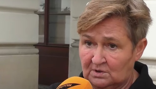 Magdalena Środa podczas wypowiedzi dla Sputnika