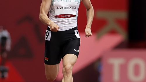 Białoruska sprinterka Kryscina Cimanouska