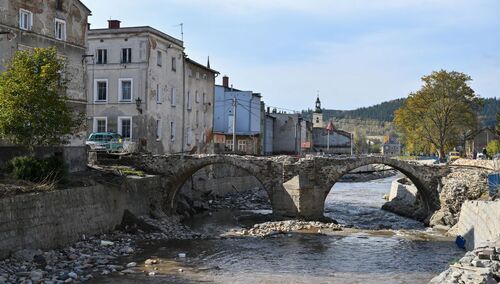 Lądek Zdrój - zniszczenia