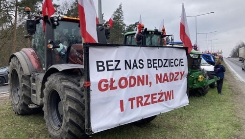 protest rolników 