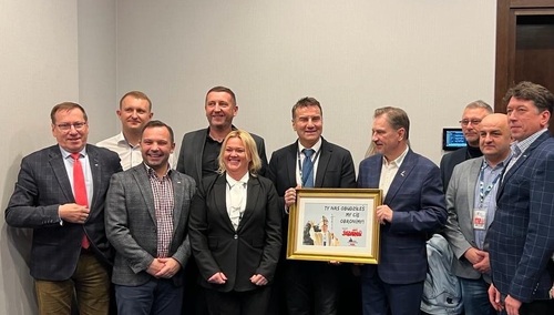 Piotr Duda spotkał się z członkami KM NSZZ „Solidarność” przy Porcie Lotniczym Kraków-Balice