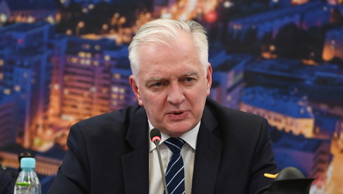 Wicepremier, minister rozwoju, pracy i technologii Jarosław Gowin.