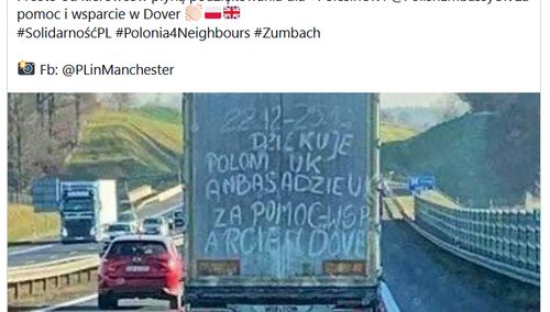 podziękowania dla polskiej misji medycznej