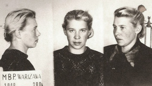 Lidia Lwow-Eberle „Lala” po aresztowaniu przez Ministerstwo Bezpieczeństwa Publicznego