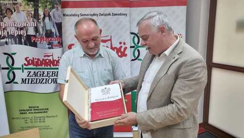 Pożegnanie Józefa Czyczerskiego. Zasłużony działacz i były szef Sekcji Górnictwa Rud Miedzi odchodzi na emeryturę