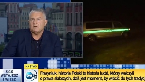 Władysław Frasyniuk był gościem w studiu TVN24