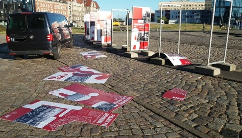 "Wg. Policji nie doszło do dewastacji". Gdański IPN zabiera głos ws. zniszczonej wystawy