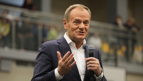 Przewodniczący PO Donald Tusk